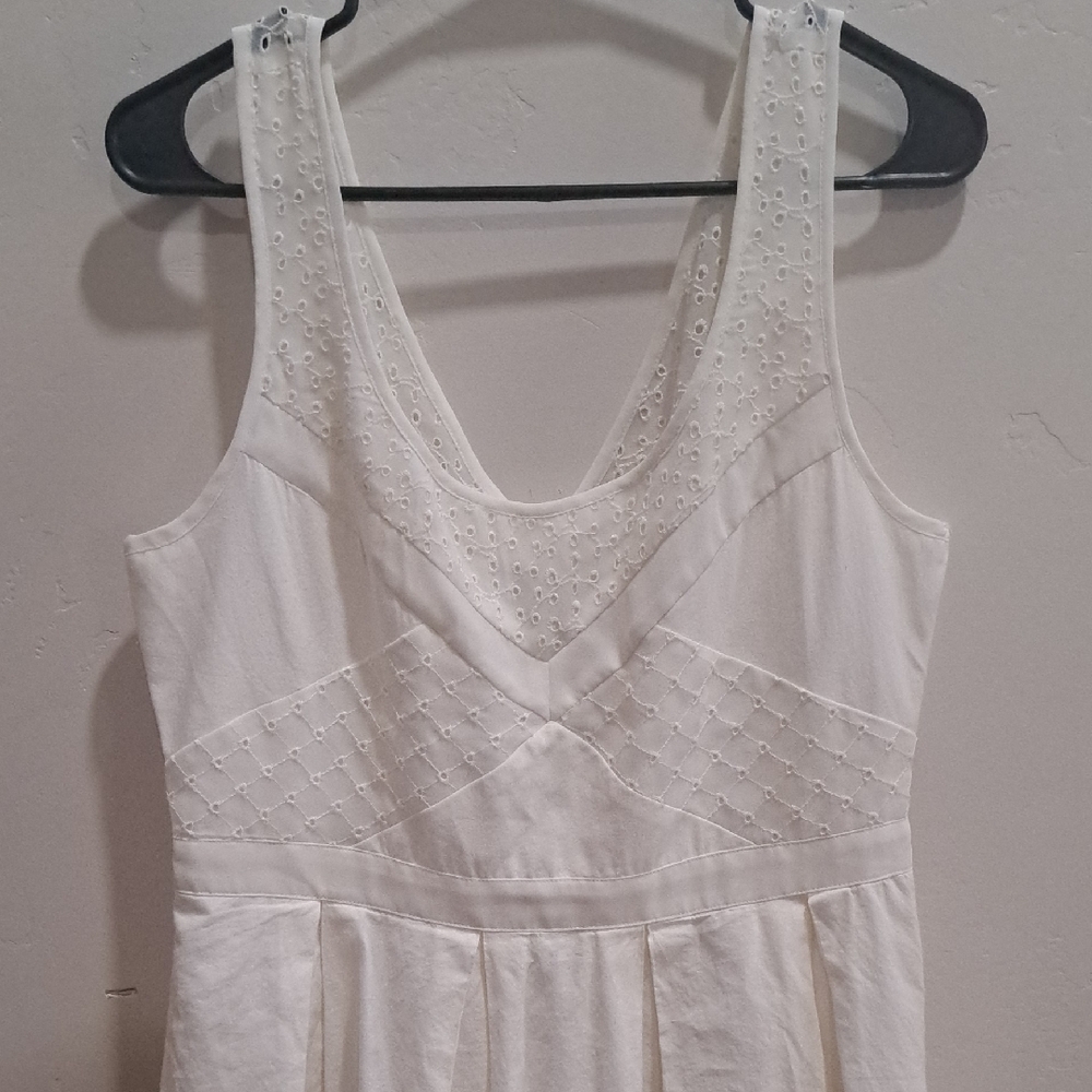 American Eagle Cream Eyelet Dress